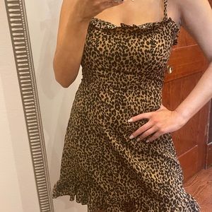Mini cheetah dress